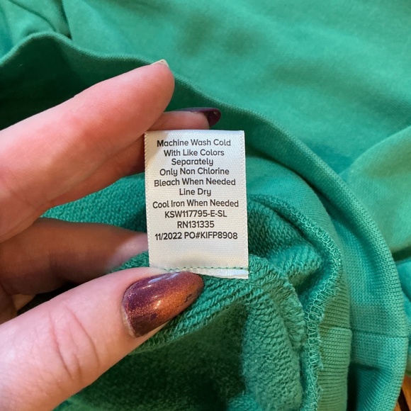 Evereve Myla Pleated Hoodie Green Women’s Size XS NWT - Picture 6 of 9